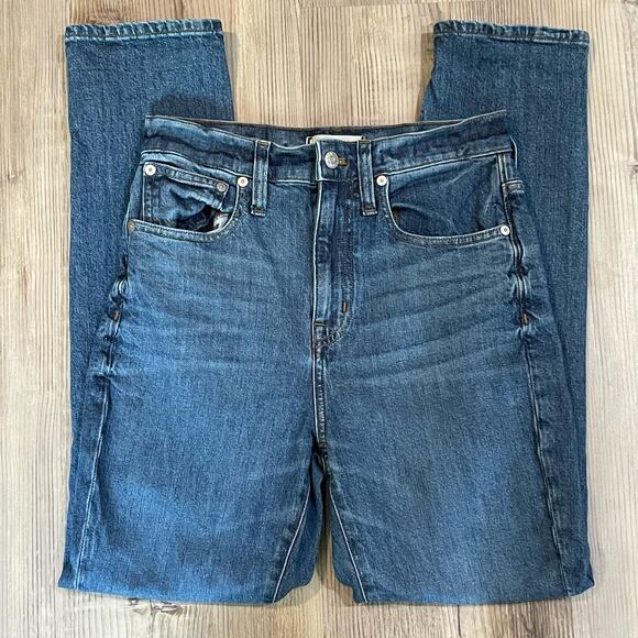 Madewell The High-Rise Slim Boy Jean - size 25 - Picture 7 of 8